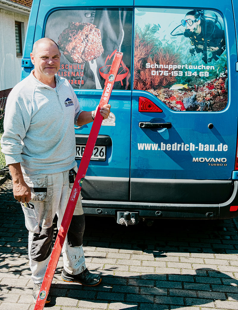 Foto von Roland Bedrich von der Firma Bedrich Bau Foto von Roland Bedrich von der Firma Bedrich Bau