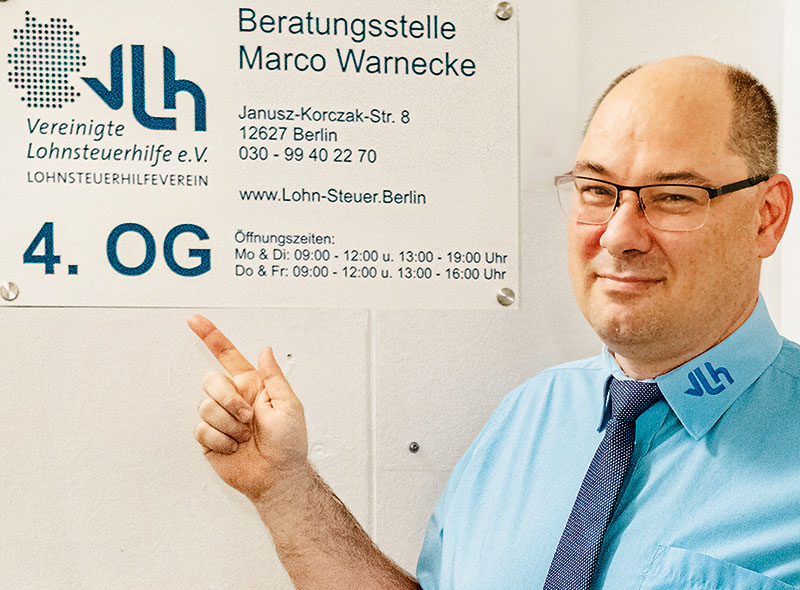 Foto von Marco Warnecke von der Firma Vereinigte Lohnsteuerhilfe e.V. Beratungsstelle Marco Warnecke