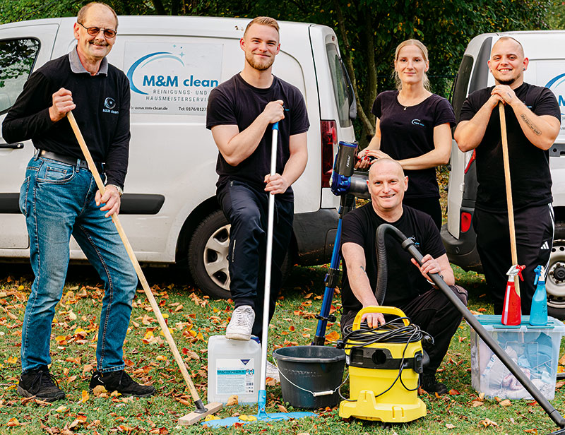 Foto von Ronny Müller von der Firma M&M clean