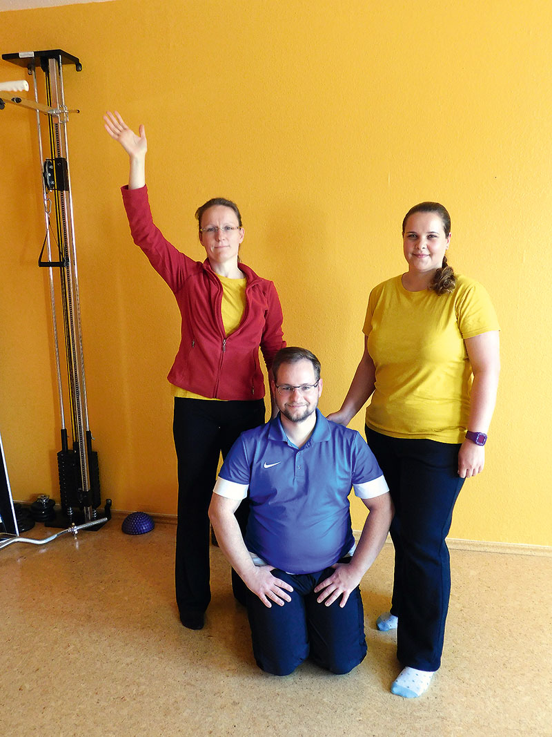 Foto von Bianka Dietz und Robert Liebers von der Firma Physiotherapie Anima