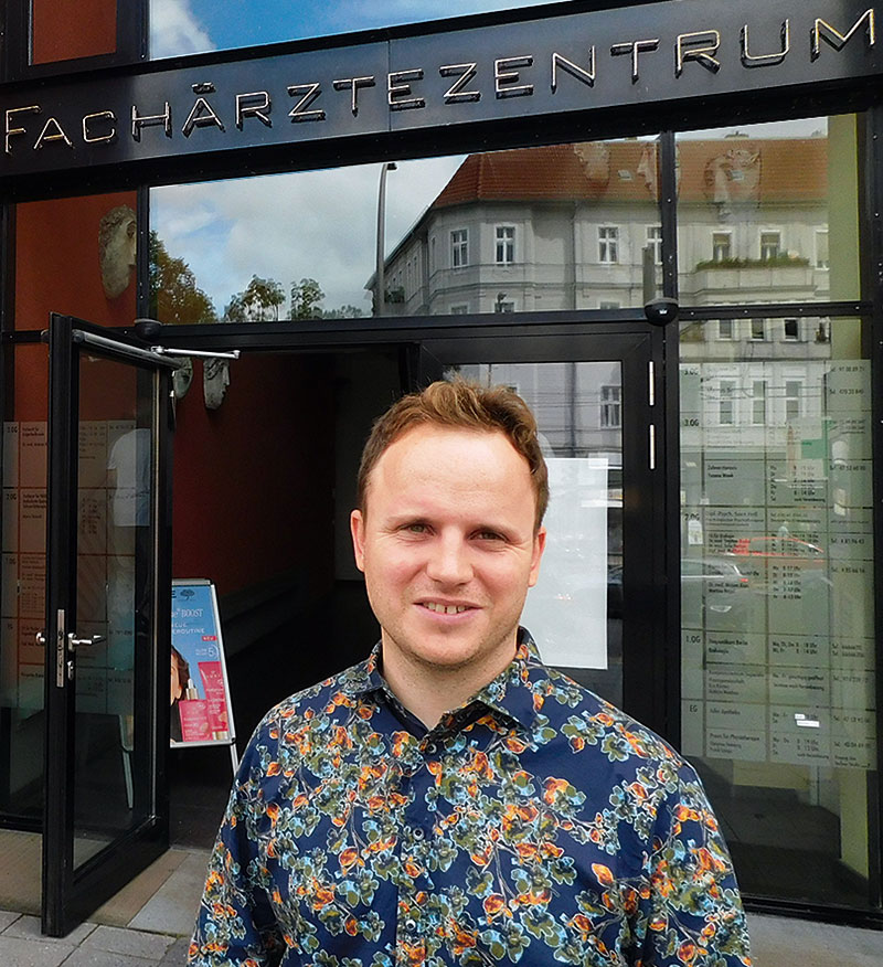 Foto von Florian Weege von der Firma Hörakustik Marlis Weege; Berlin-Pankow