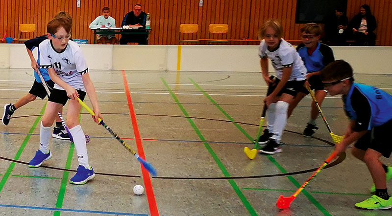 Foto von Dennis Hayungs, Floorball-Mannschaft des „Sporttreff Karower Dachse e.V.“, Berlin-Buch