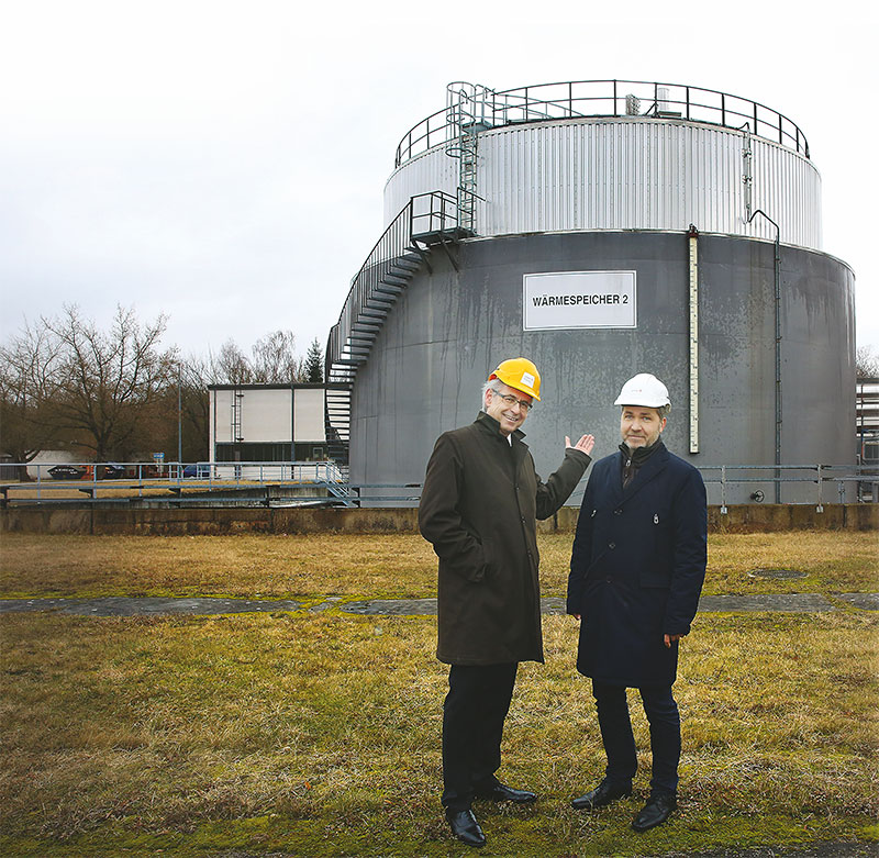 Foto von Gunther Müller von der Firma Vattenfall Wärme Berlin, Heizkraftwerk Buch