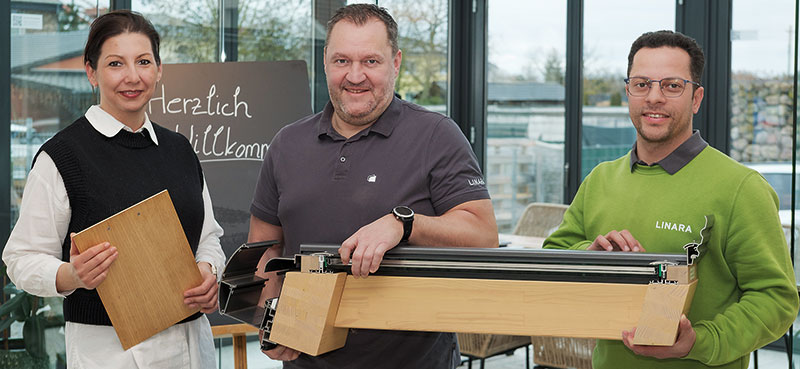 Foto von Steffen Köppen und Akram Mathias Hegazi von der Firma Linara Berlin-Brandenburg GmbH