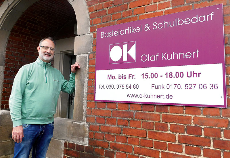 Foto von Olaf Kuhnert von der Firma Bastelartikel & Schulbedarf