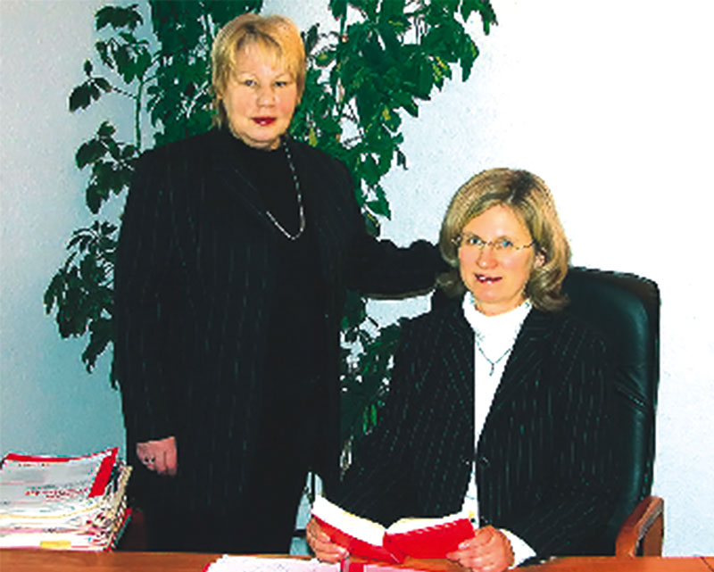 Foto von Karin Gruß und Sybille Lukas von der Firma Rechtsanwältinnen