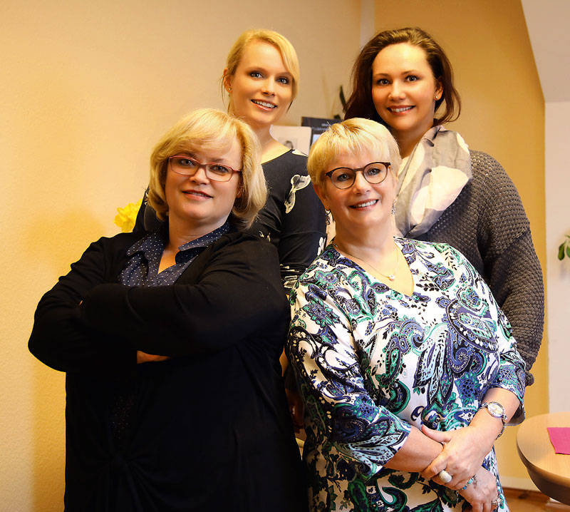 Foto von Gabriela Besecke und Christina Ehlert und Gabriele Umhauer und Doreen Jähne von der Firma BFBB Buchführung für Berlin und Brandenburg