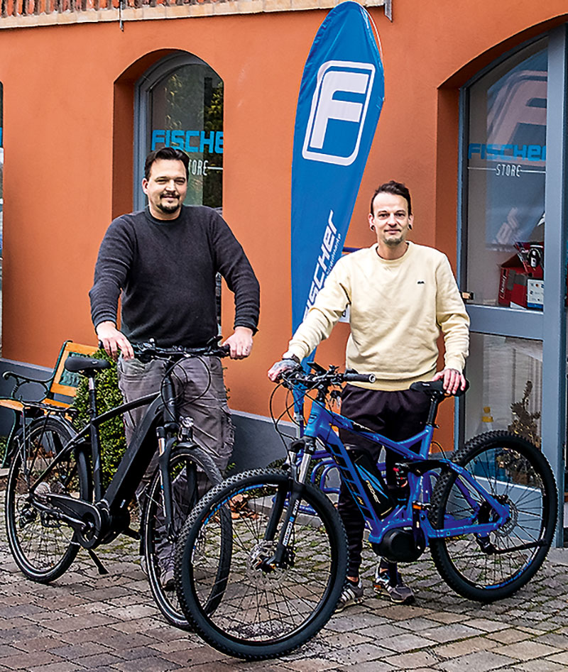 Foto von Oliver Senyuva und Sven Lippert von der Firma FISCHER Store Berlin