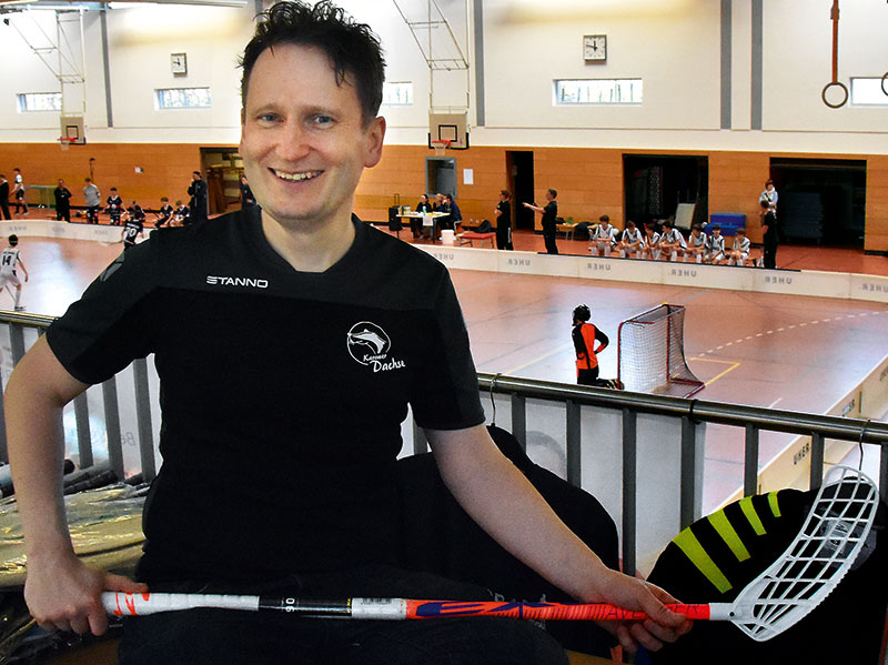 Foto von Dennis Hayungs, Floorball-Mannschaft des „Sporttreff Karower Dachse e.V.“, Berlin-Karow