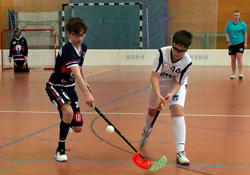 Foto von Dennis Hayungs, Floorball-Mannschaft des „Sporttreff Karower Dachse e.V.“, Berlin-Karow