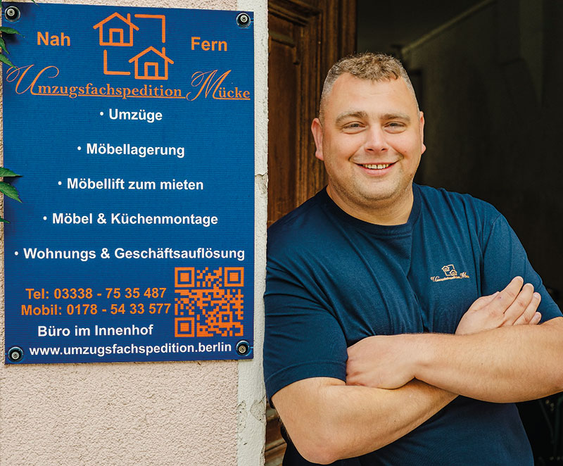 Foto von Michele Mücke von der Firma Umzugsfachspedition Mücke Umzüge