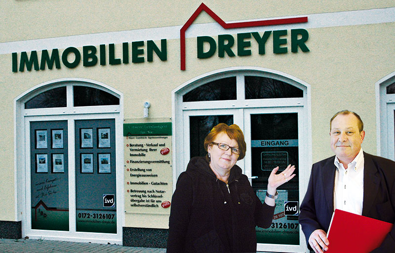 Foto von Dipl.-Jurist (FH) Barbara Dreyer und Dipl.-Jurist (FH) Olaf Dreyer von der Firma IBD – Immobilien Dreyer