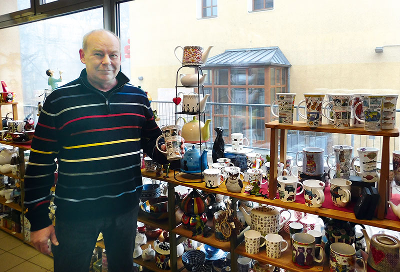 Foto von Dirk Haack von der Firma Tee-Haack; Filiale Rathaus-Center Pankow