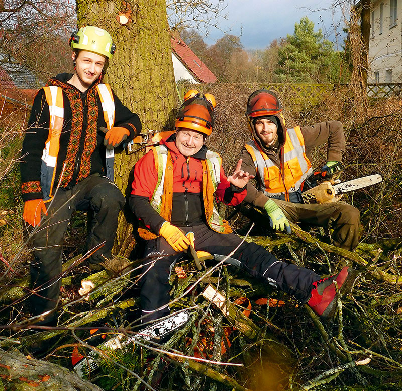 Foto von Tom Balbier von der Firma Firma Baumkraxler