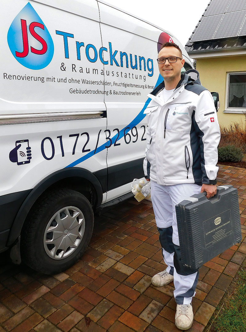 Foto von Jörn Schlüter von der Firma JS Trocknung