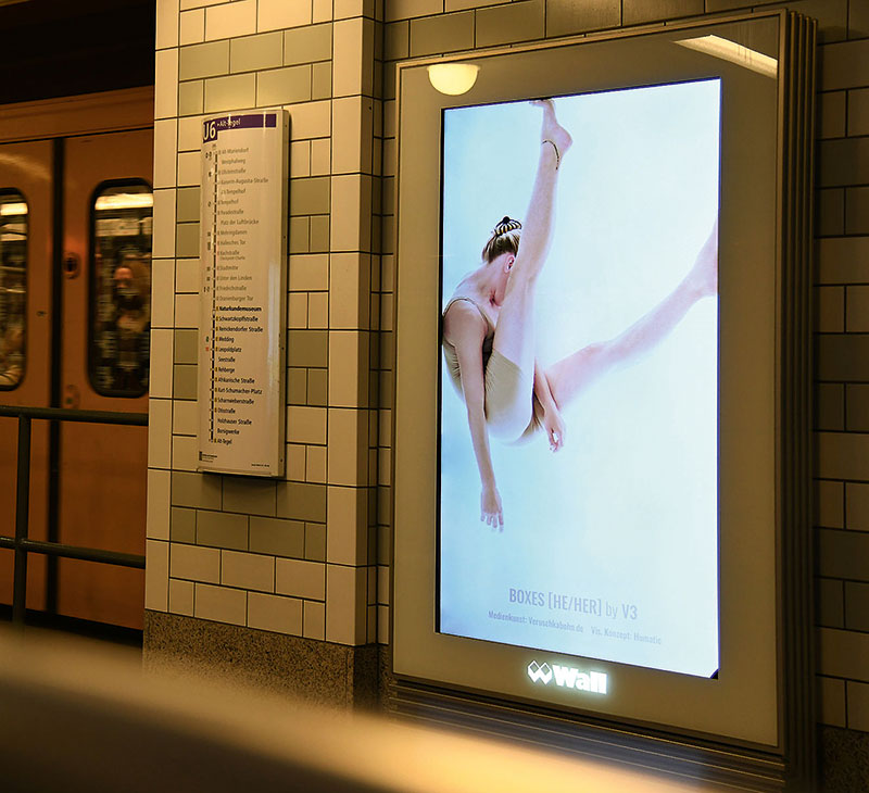 Foto von Veruschka Bohn, Performance-Künstlerin, Bernau