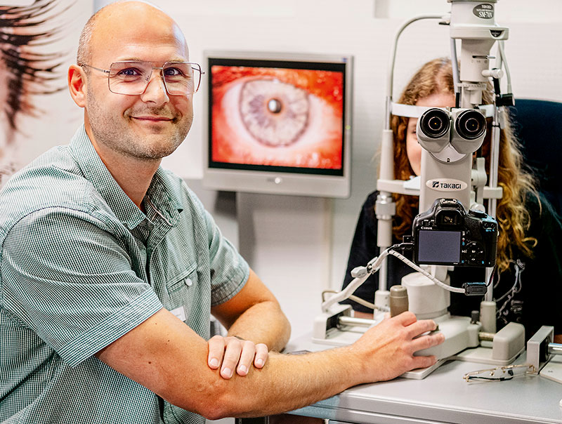 Foto von Steffen Hennes von der Firma lux-Augenoptik