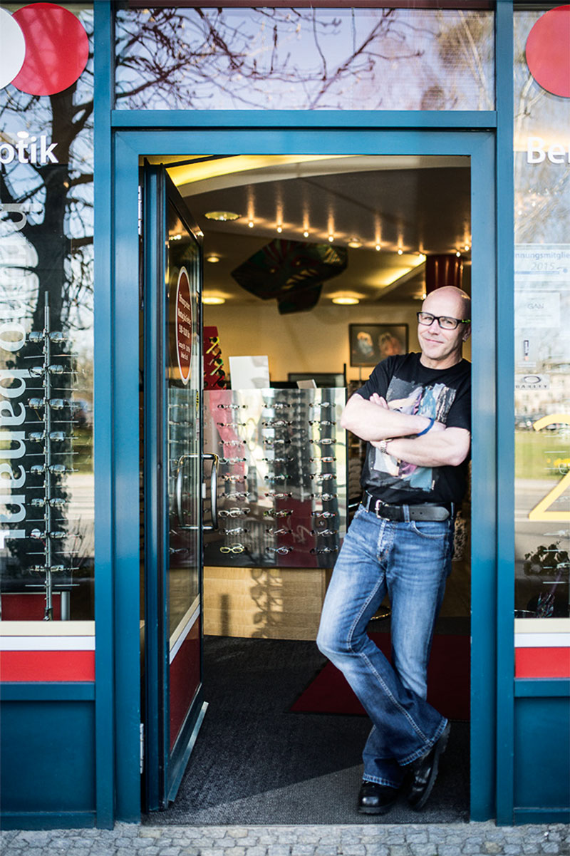 Foto von Matthias Reusner von der Firma Optik Reusner; Berliner Straße