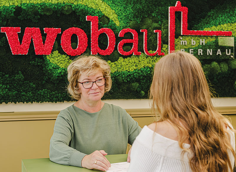 Foto von Nadine Freund von der Firma Wohnungs- und Baugesellschaft mbH Bernau