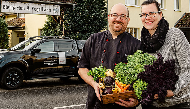 Foto von Gisela Francz-Griese und Tobias Francz von der Firma Jagdhotel am Strehlesee