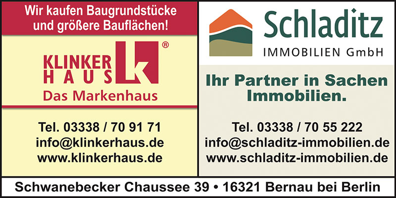 Foto von Dr. Wolfram Schladitz und Sirko Schladitz von der Firma Schladitz Immobilien GmbH