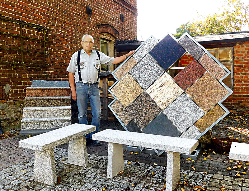 Foto von Hans Schreiber von der Firma Natur Kunst Steine