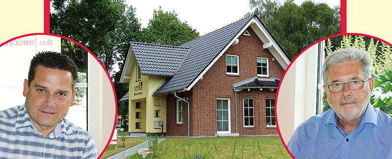 Foto von Dr. Wolfram Schladitz und Sirko Schladitz von der Firma KLINKER HAUS Foto von Dr. Wolfram Schladitz und Sirko Schladitz von der Firma KLINKER HAUS