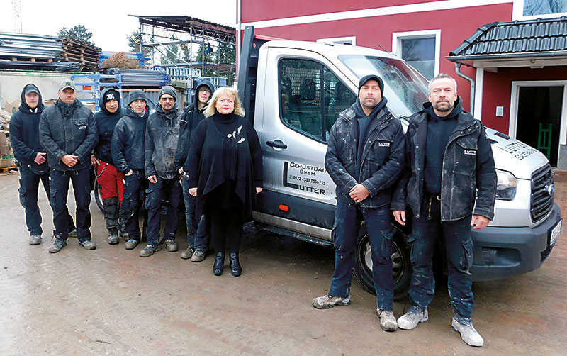 Foto von René Lutter und Rico Lutter von der Firma Lutter Gerüstbau GmbH