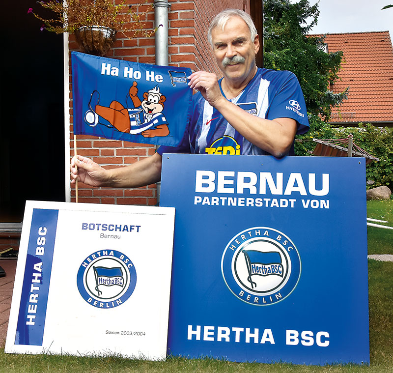 Foto von Manfred Kerkhofer, Hertha-Botschafter, Bernau