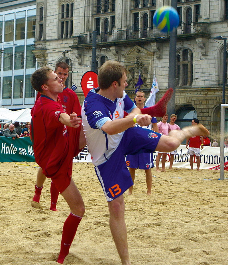 Foto von Dr.-Ing. Falk Cudok, Abteilung „Footvolley“ des „BSV Rot-Weiß Schönow“, Bernau