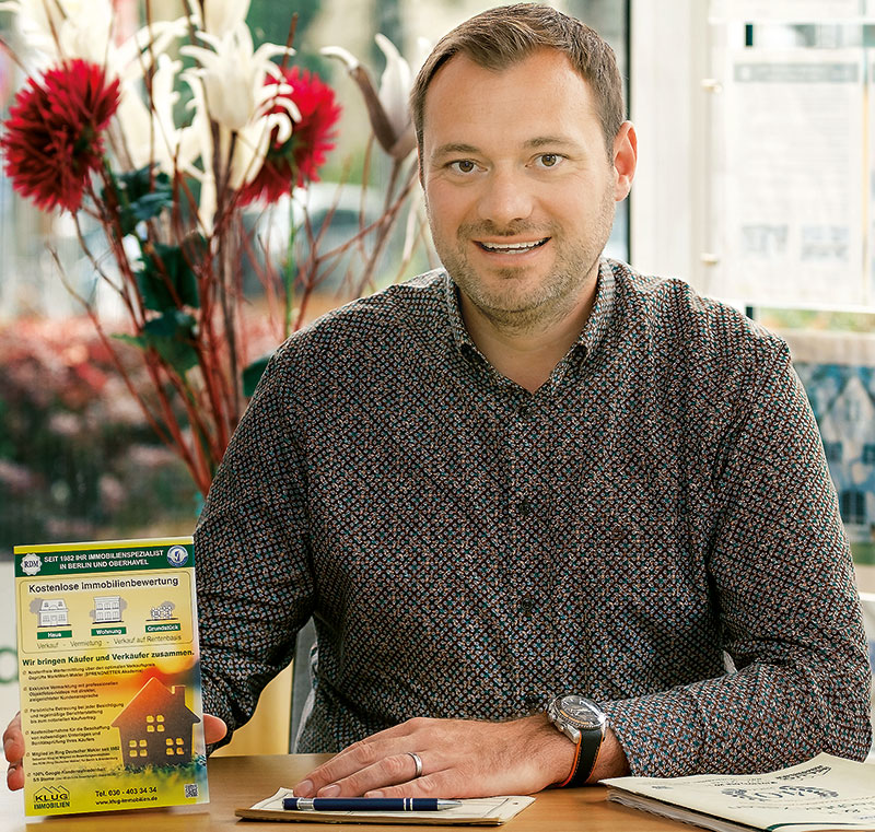 Foto von Sebastian Klug und Michael Meyer von der Firma KLUG Immobilien GmbH