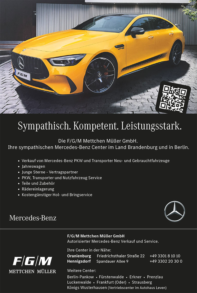 Foto von Frank Mettchen von der Firma F/G/M Mettchen Müller GmbH; Hennigsdorf Foto von Frank Mettchen von der Firma F/G/M Mettchen Müller GmbH; Hennigsdorf