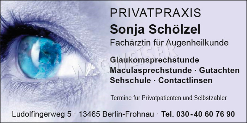 Foto von Sonja Schölzel von der Firma Privatpraxis Sonja Schölzel Fachärztin für Augenheilkunde