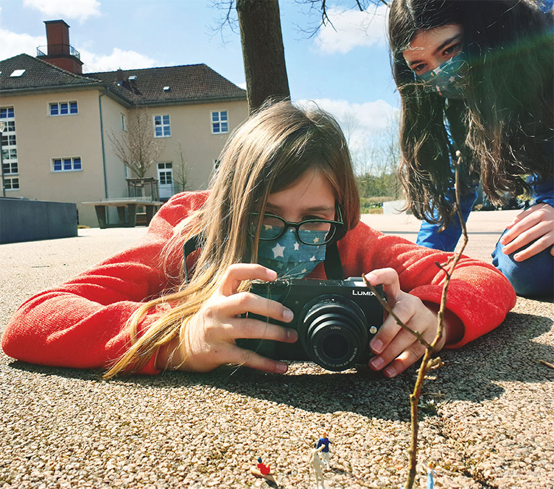 Foto von Antje Mensinger und Silvia Sebastian, Grundschule Borgsdorf, Birkenwerder