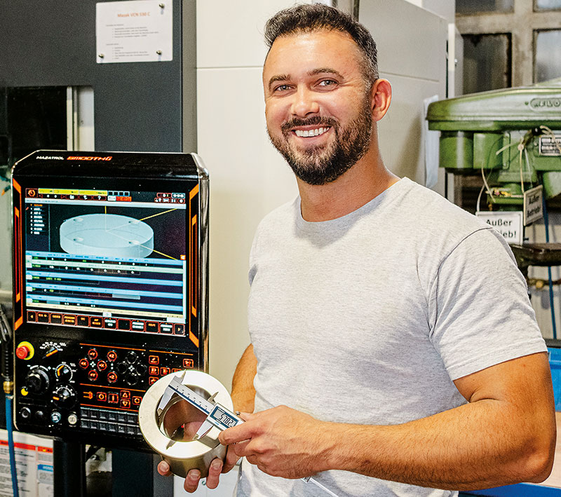 Foto von Michael Hahn und Manfred Hahn von der Firma Hahn & Klein Zerspanungstechnik GmbH