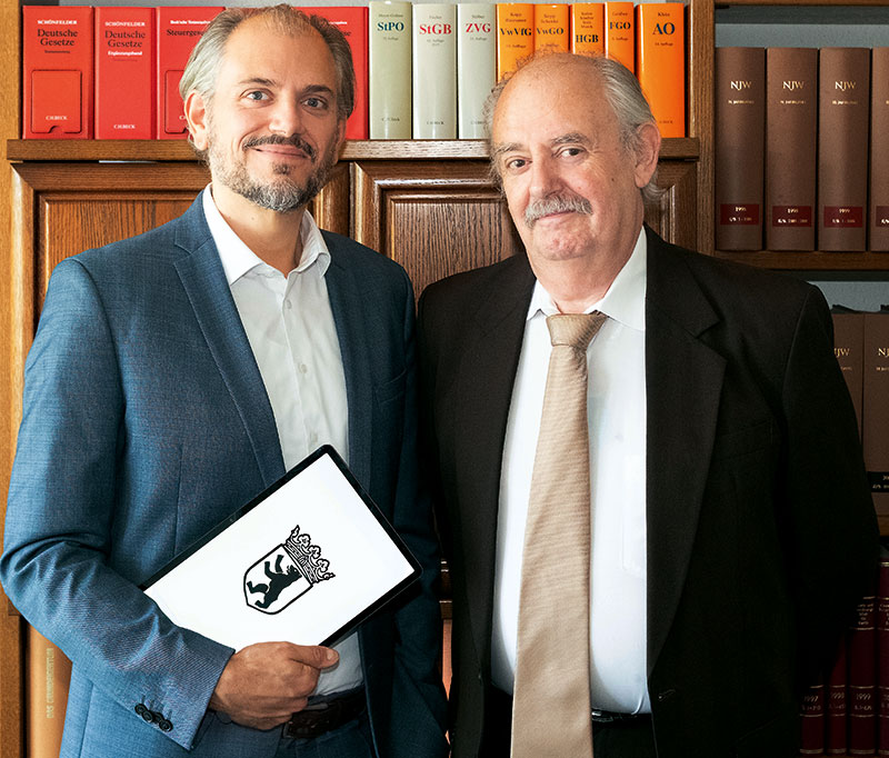 Foto von Hendrik Feuersänger und Klaus Feuersänger von der Firma FEUERSÄNGER Rechtsanwälte und Notar