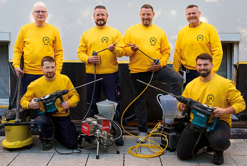 Foto von Marcell Heyne von der Firma Trockenleger-Team24