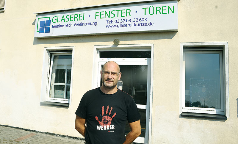 Foto von René Kurtze von der Firma Glaserei Fenster Türen, Kurtze & Elsner GmbH