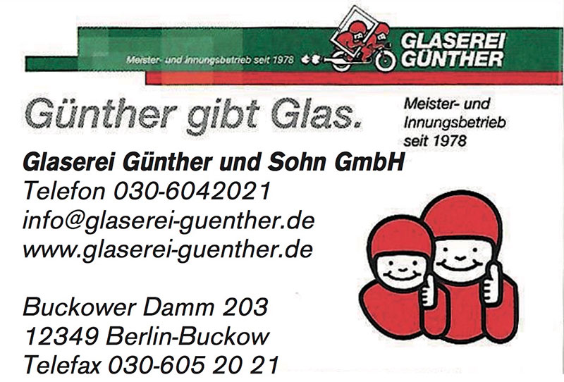 Foto von der Firma Glaserei Günther und Sohn GmbH