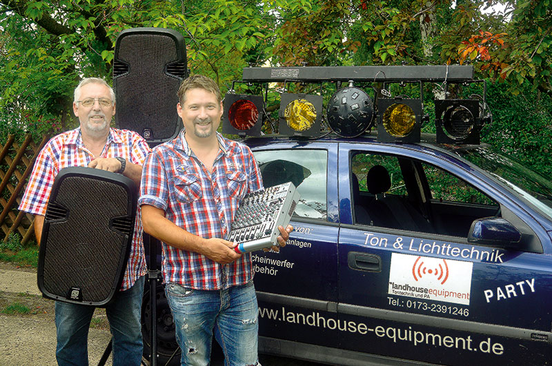 Foto von Frank Rudersdorf von der Firma Tontechnik landhouse-equipment