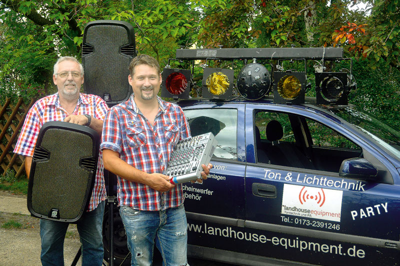 Foto von Frank Rudersdorf von der Firma Tontechnik landhouse-equipment