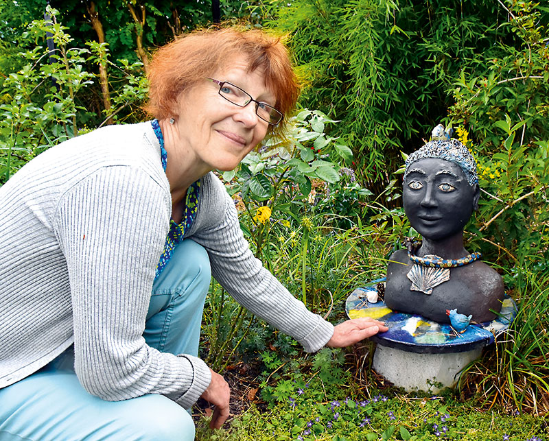 Foto von Gudrun Kupsch, Keramik-Künstlerin, Blankenfelde-Mahlow