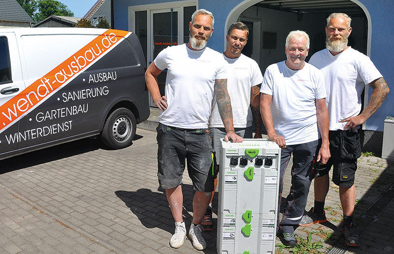 Foto von André Wendt und Steffen Wendt von der Firma Wendt-Ausbau GbR