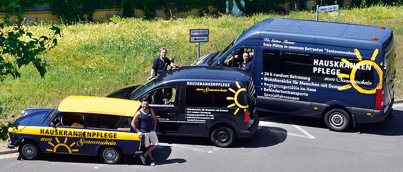 Foto von Nicole Baró und Ricardo Sonnenschein von der Firma Betreutes Wohnen Haus Sonnenschein