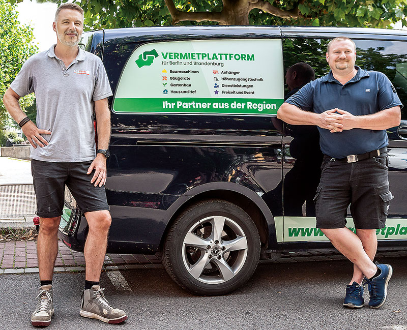 Foto von Guido Karl und Kay Viertel von der Firma K&V Vermietungsservice UG (haftungsbeschränkt)