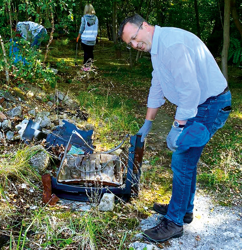 Foto von Christine Steichele, „Sauberfrau“, Blankenfelde-Mahlow