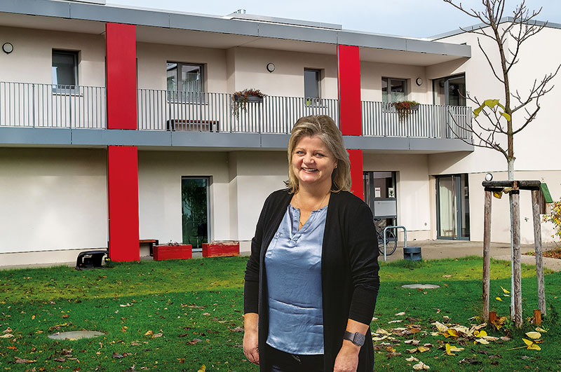 Foto von Kathrin Wohlauf-Albrecht von der Firma WOBAB Wohnungsverwaltungs- und Baugesellschaft Blankenfelde mbH