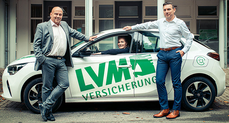Foto von Sören Frenzel und Dirk Seifert von der Firma LVM-Versicherungsagentur Frenzel & Seifert