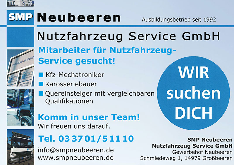 Foto von Frank Sube von der Firma SMP Neubeeren Nutzfahrzeug Service GmbH