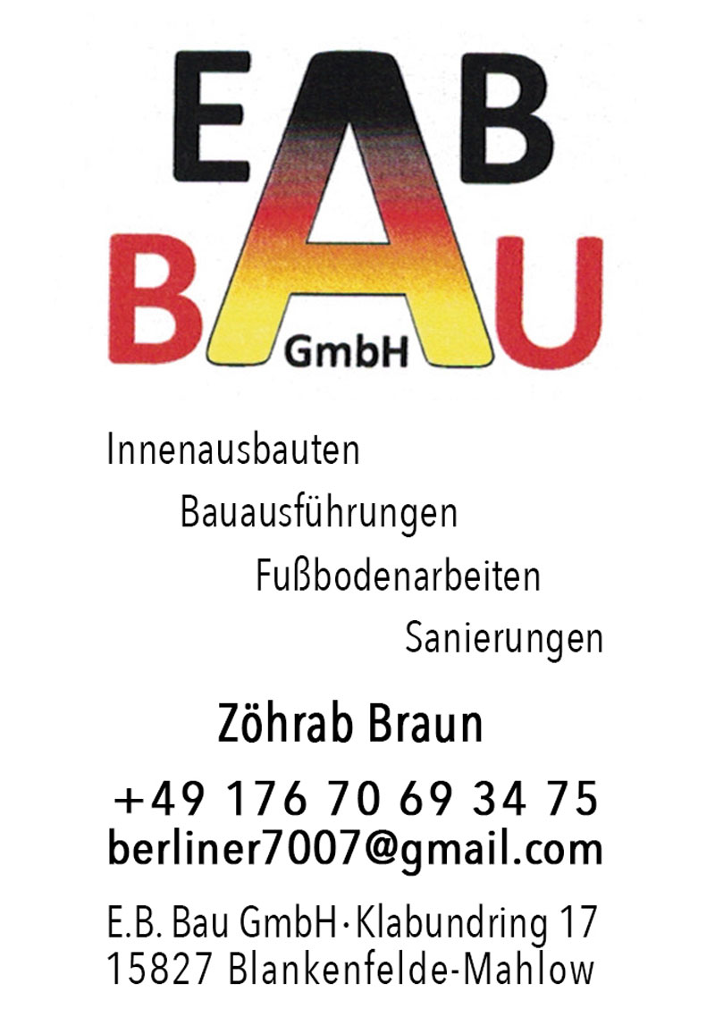 Foto von Zöhrab Braun von der Firma E.B. Bau GmbH